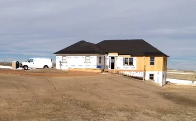 new home under construction in denver colorado area