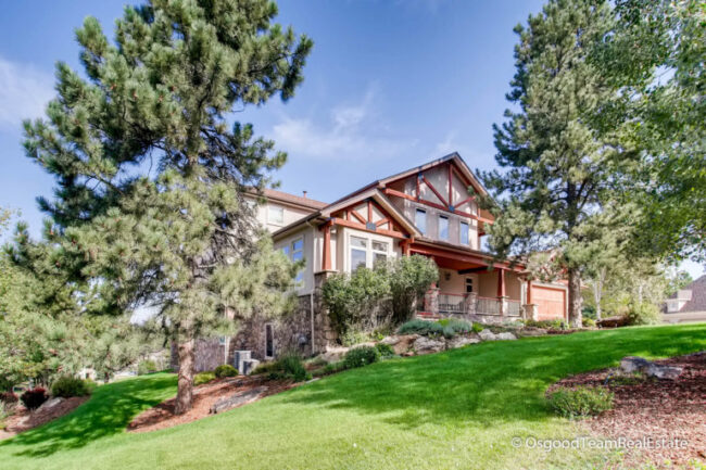 executive home on large lot in the Timbers neighborhood for sale