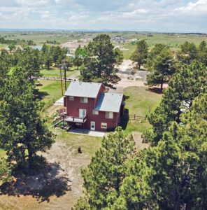 aerial view of home in elizabeth co