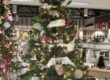 winter sports themed Christmas tree with burlap donated to Cimarron Festival of Trees