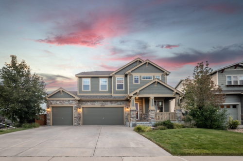 carob circle parker home for sale in parker with 3 car garage and mountain views