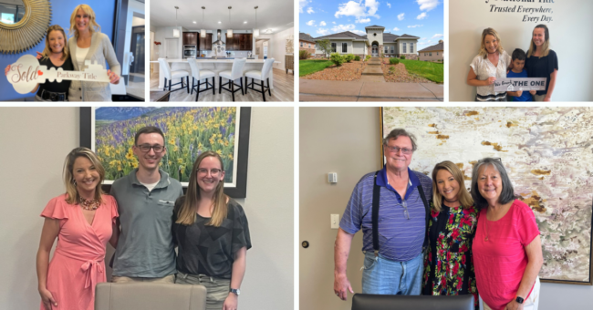 Cover_Courtney sales summer 2022 top agent courtney walker taking photos at closing with her clients