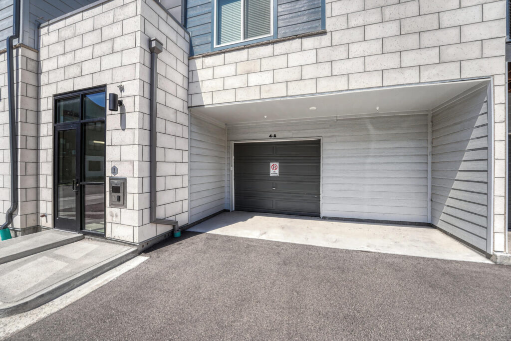 oversized attached garage at trails at westcreek condo association