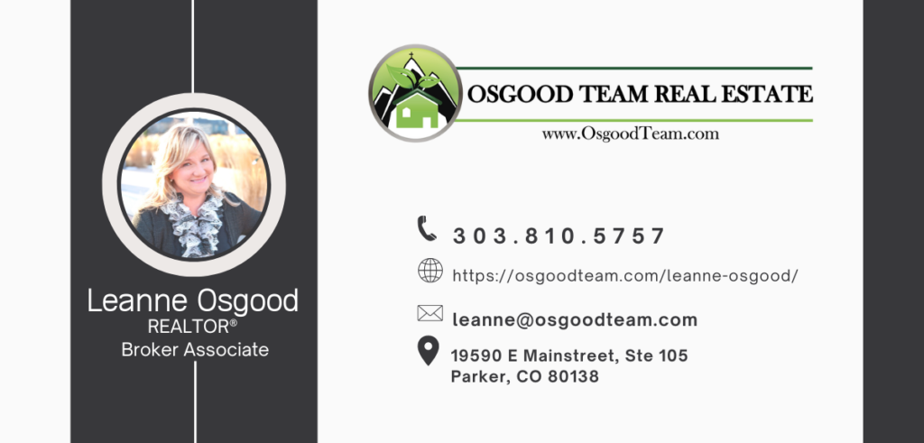 email signature and contact info for denver realtor leanne osgood