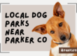 cover photo of a blog on local dog parks in parker colorado and douglas county.