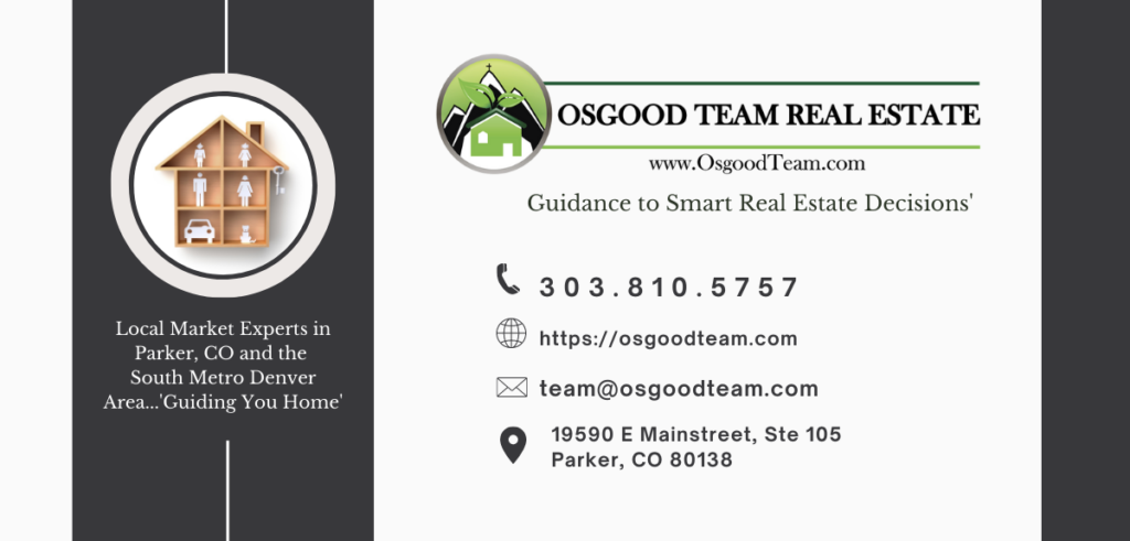 contact card/ signature block for osgood team real estate in denver colorado