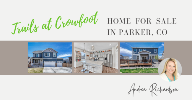 blog cover photos for a home for sale at the Trails at Crowfoot neighborhood in parker colorado