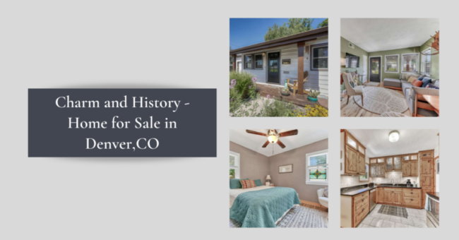 blog cover photo with collage of photos for a home for sale in Denver, CO