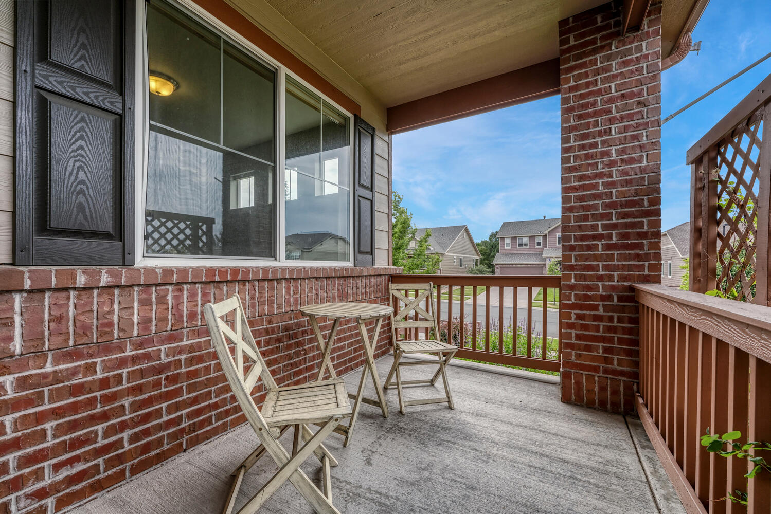 covered brick front porch