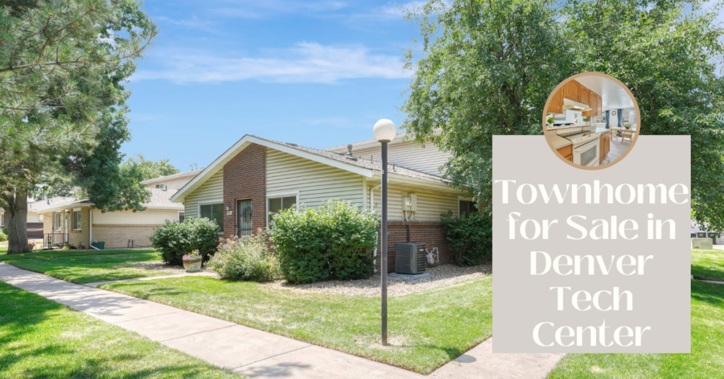 blog cover photo for townhome for sale in the denver tech center DTC