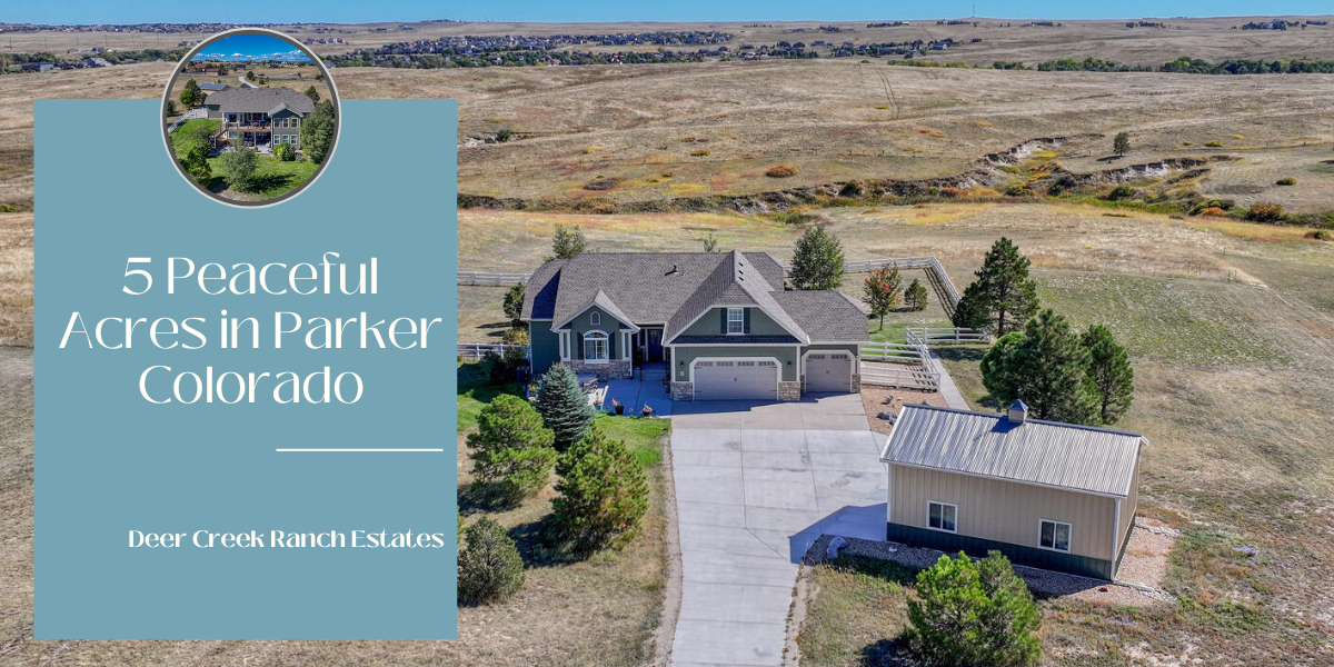 blog cover photos of acreage property in deer creek ranch estates for sale in parker co