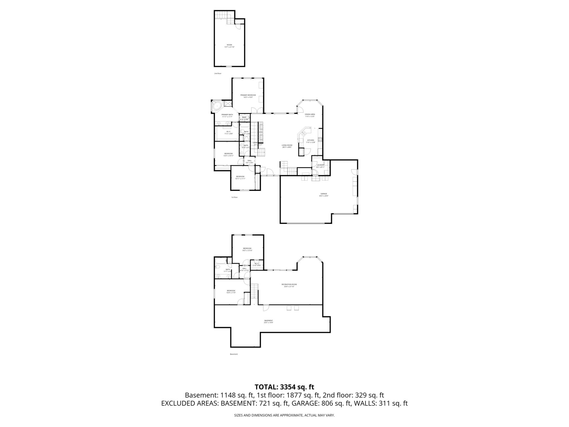 floorplan of home on 5 acres in deer creek ranch estates community in parker co