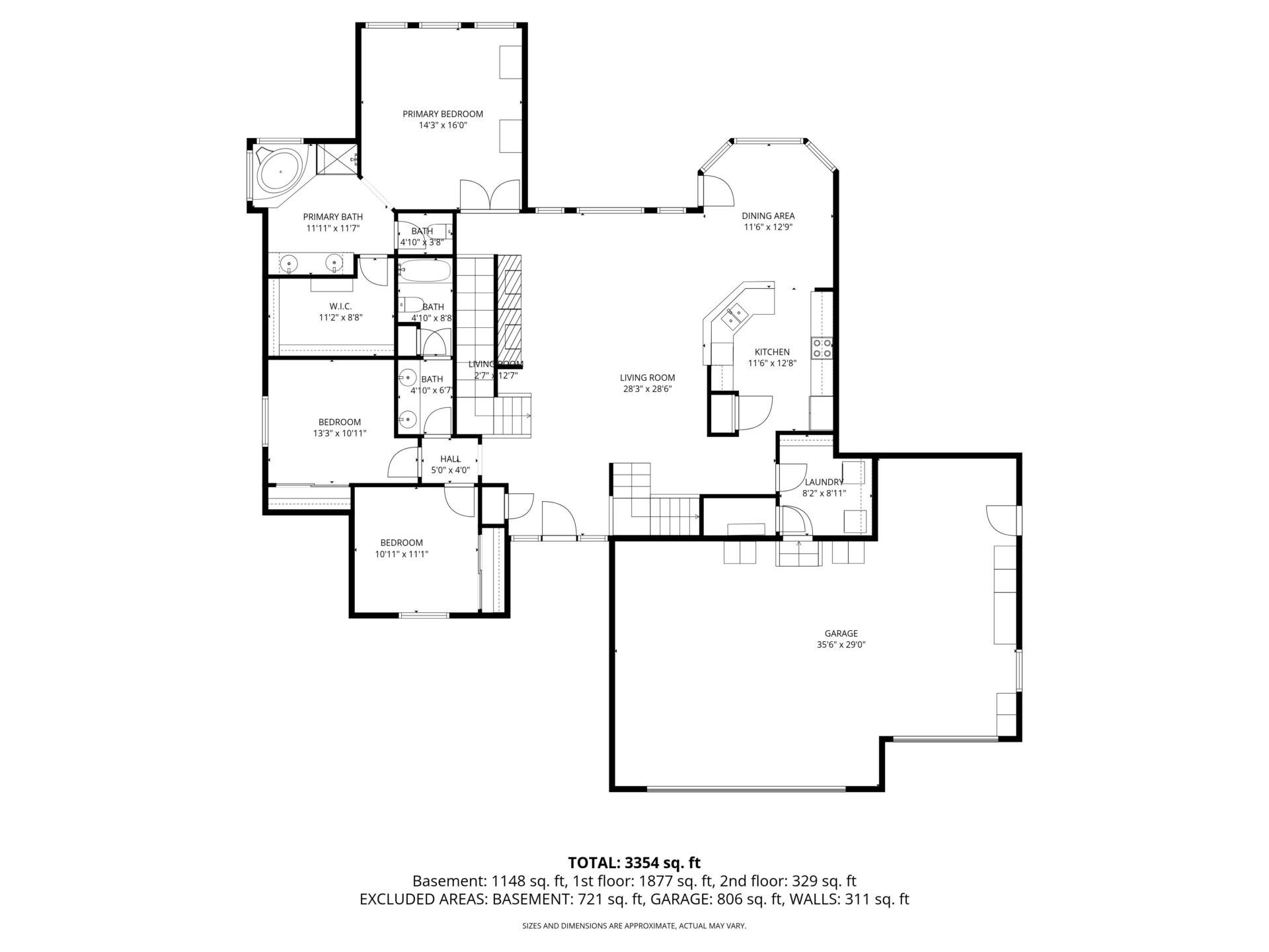 floor plan of home on acreage in parker co