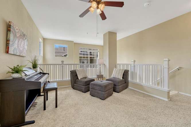 spacious loft in townhome