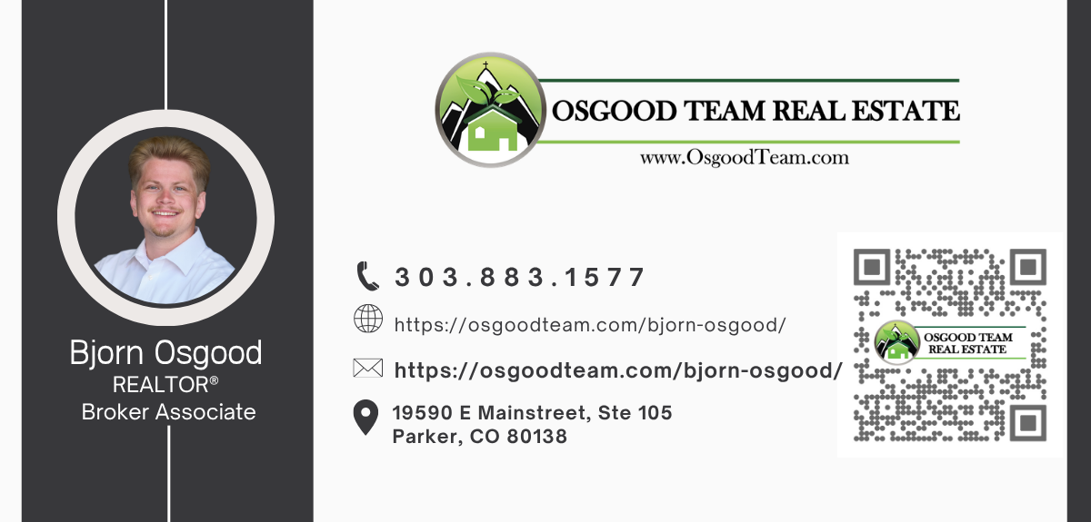 Contact info for Bjorn Osgood REALTOR in Parker Colorado