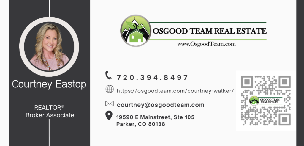 Contact info for Courtney Walker Eastop REALTOR in Parker Colorado