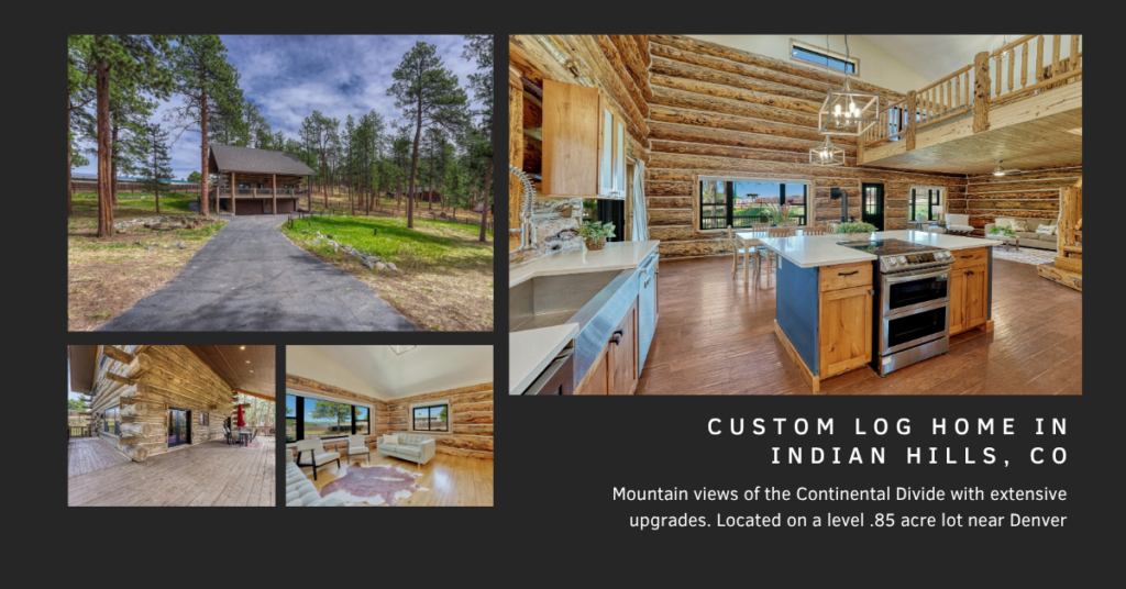 blog cover for log home for sale near evergreen colorado