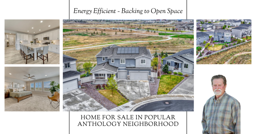 Anthology Community in Parker CO Home for Sale | Energy Efficient Backing to Open Space